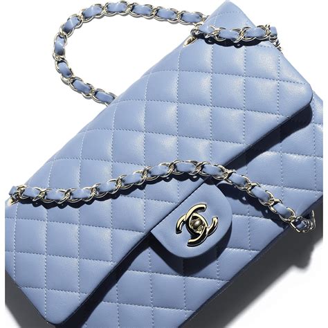 chanel sky blue|blue Chanel handbags.